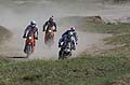 Dakar 2012 con i bikers con il n.72 Gounon, 73 Bony e il 75 Busin